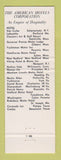 Matchbook Cover - Hotel Van Curler Schenectady NY