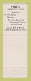 Matchbook Cover - Louis' Restuarants Niagara Falls NY