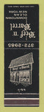 Matchbook Cover - Beef n Barrel Olean NY