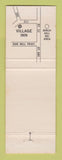 Matchbook Cover - Village Inn Restaurant Patterson NY