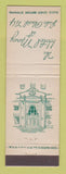 Matchbook Cover - Hotel Marcy Lake Placid NY