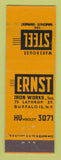 Matchbook Cover - Warehouse Steel Buffalo NY