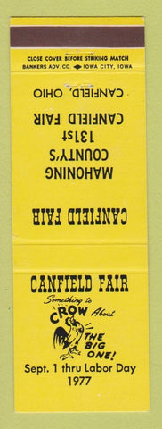 Matchbook Cover - Canfield Fair Mahoning County OH 1977