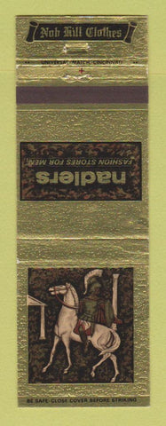Matchbook Cover - Nadlers Men's Clothes Nob Hill Cincinnati?