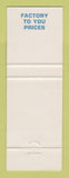 Matchbook Cover - Athens Leather Wear  Clothes