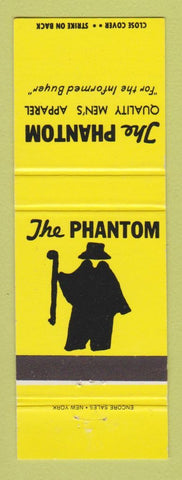 Matchbook Cover - The Phantom Men's Clothes New York City