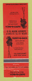Matchbook Cover - Parrot Pa Nalia Clothes Wichita KS