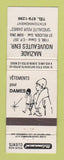 Matchbook Cover - Maziade Nouveautes St Felicien QC Women's Clothes WEAR