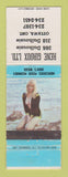 Matchbook Cover - Rene Giroux Men's Clothes Ottawa ON pinup WEAR