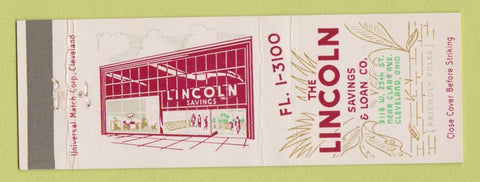 Matchbook Cover - Lincoln Savings and Loan Cleveland OH