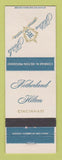 Matchbook Cover - Hilton Hotel Netherland Cincinnati OH