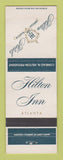 Matchbook Cover - Hilton Hotel Atlanta GA
