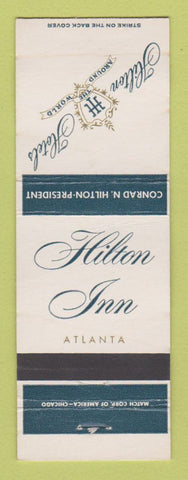 Matchbook Cover - Hilton Hotel Atlanta GA