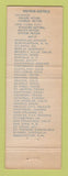 Matchbook Cover - Hilton Hotel Queen Elizabeth Montreal QC