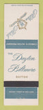 Matchbook Cover - Hilton Hotel Dayton OH Biltmore