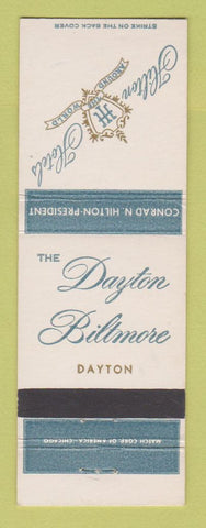 Matchbook Cover - Hilton Hotel Dayton OH Biltmore