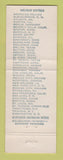 Matchbook Cover - Hilton Hotel Dayton OH Biltmore