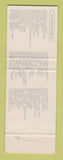 Matchbook Cover - Hilton Hotel New Orleans LA