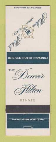 Matchbook Cover - Hilton Hotel Denver Colorado