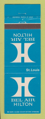 Matchbook Cover - Hilton Hotel Bel Air St Louis MO