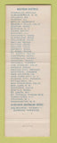 Matchbook Cover - Hilton Hotel Istanbul Turkey