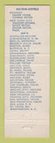 Matchbook Cover - Hilton Hotel Deshler Columbus OH