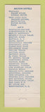 Matchbook Cover - Hilton Hotel Albuquerque NM
