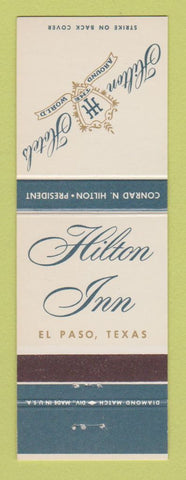 Matchbook Cover - Hilton Hotel El Paso TX