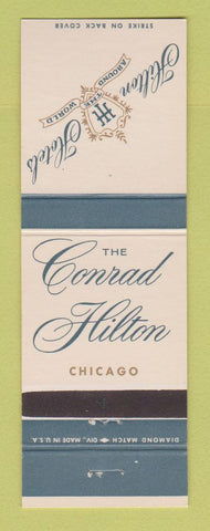 Matchbook Cover - Hilton Hotel Chicago IL Conrad