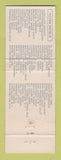 Matchbook Cover - Hilton Hotel Chicago IL Conrad