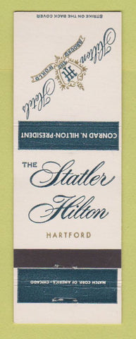 Matchbook Cover - Hilton Hotel Statler Hartford CT