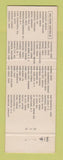 Matchbook Cover - Hilton Hotel Denver Colorado