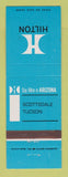 Matchbook Cover - Hilton Hotel Scottsdale Tucson AZ