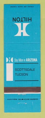 Matchbook Cover - Hilton Hotel Scottsdale Tucson AZ