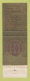 Matchbook Cover - Hilton Hotel Jerusalem Telaviv Isreal WEAR