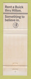 Matchbook Cover - Hilton Hotel Nashville TN