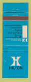 Matchbook Cover - Hilton Hotel San Francisco CA
