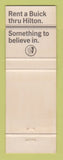 Matchbook Cover - Hilton Hotel San Francisco CA