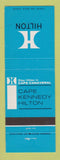Matchbook Cover - Hilton Hotel Cape Kennedy Canaveral FL