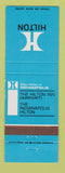 Matchbook Cover - Hilton Hotel Indianapolis IN WEAR Buick