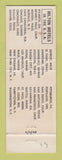 Matchbook Cover - Hilton Hotel Honolulu Hawaii Hawaiian Village