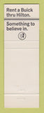 Matchbook Cover - Hilton Hotel Portland OR Buick