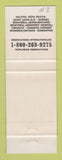 Matchbook Cover - Hilton Hotel International Canada Montreal QC
