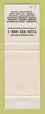 Matchbook Cover - Hilton Hotel International Canada Quebec QC #1