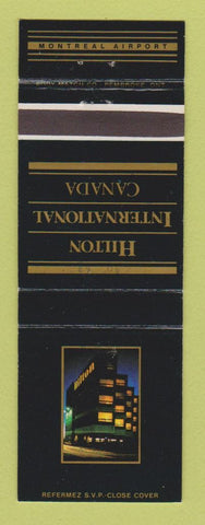 Matchbook Cover - Hilton Hotel International Canada Montreal Airport #3