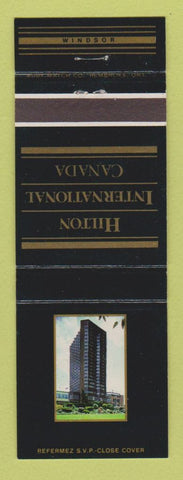 Matchbook Cover - Hilton Hotel International Canada Windsor ON