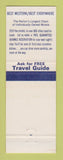 Matchbook Cover - Best Western Great Plains Motel Lincoln NE #2