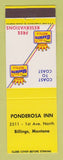 Matchbook Cover - Best Western Ponderosa Inn Billings MT