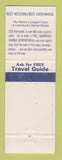 Matchbook Cover - Best Western Red Arrow Motel Montrose Colorado