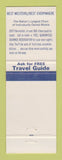 Matchbook Cover - Best Western Western Village Mesquite NV